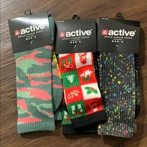 Lot of 3 men’s active socks
